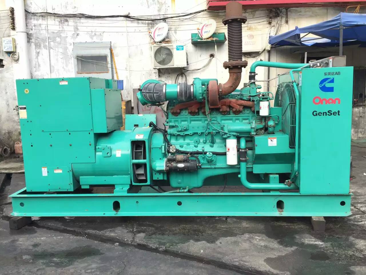 汉南租赁发电机-柴油发电机不正常冒烟的原因